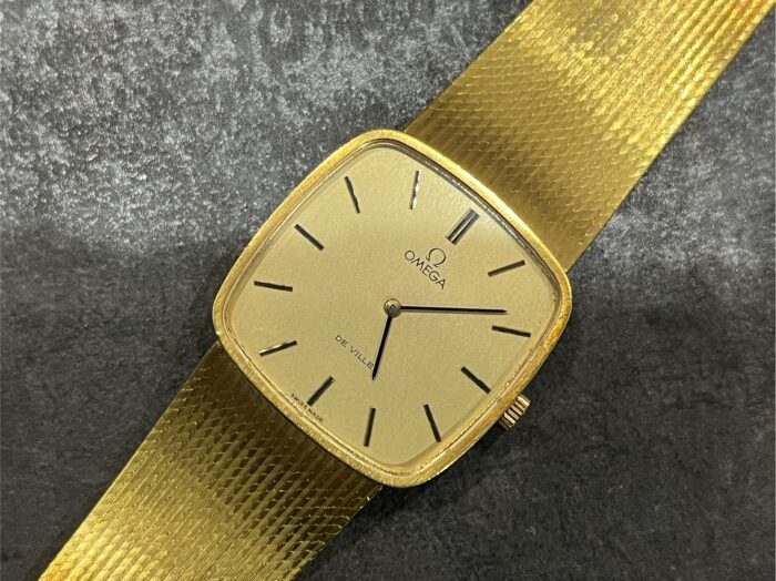 金無垢のオメガの時計