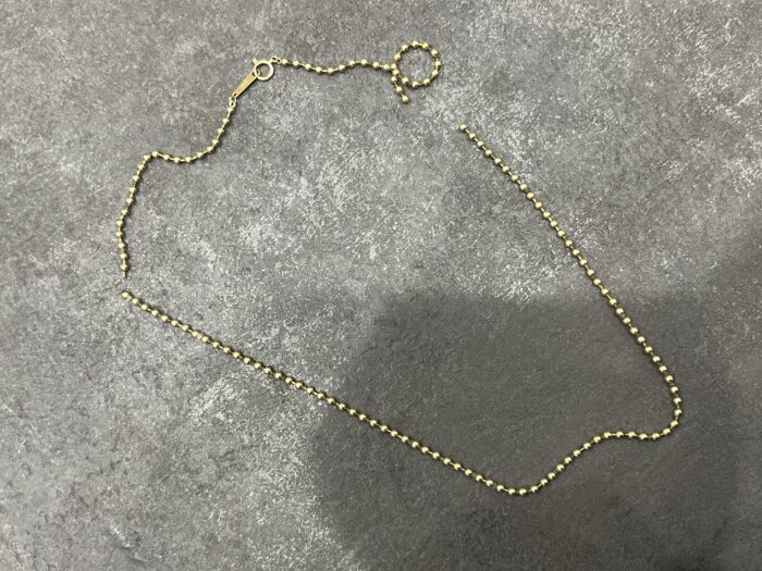 K18のネックレス