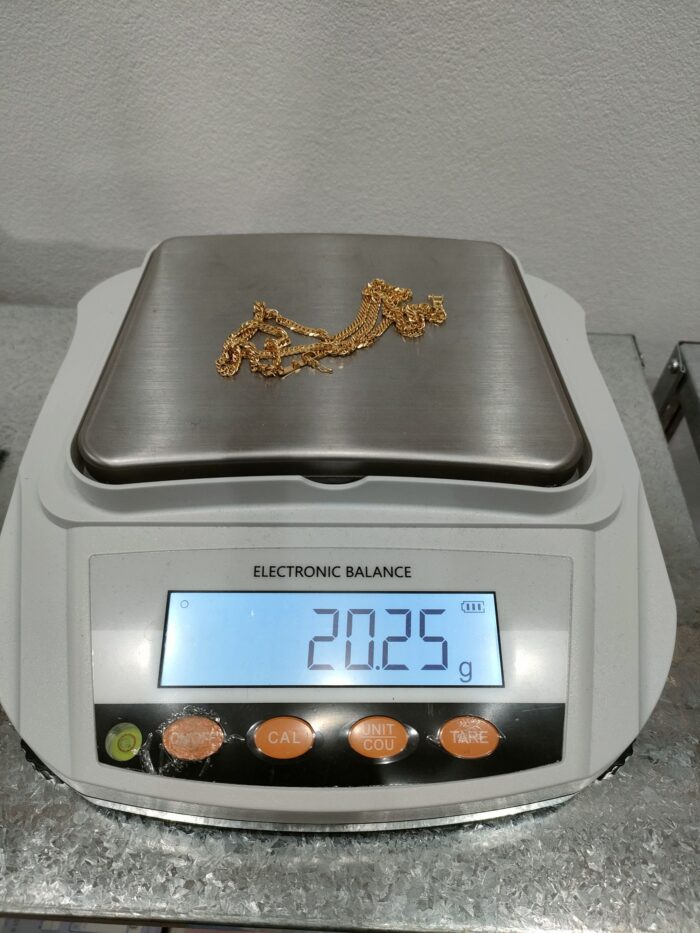 K18金のネックレス20.2グラム