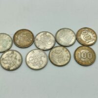 1964年 東京オリンピック 100円 銀貨 9枚