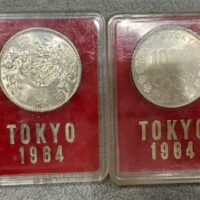1964年 東京オリンピック 1000円 銀貨2枚