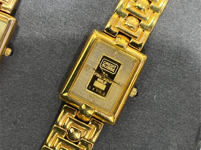 CREDIT SUISSE　純金（999.9）インゴットが埋め込まれた、エルジン