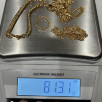 K18金のアクセサリーまとめ81.3グラム