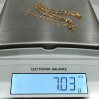 K18金のネックレス7.03グラム